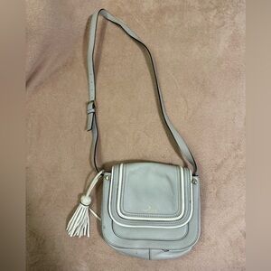 Kate Spade Gray Crossbody Bag with Tassel